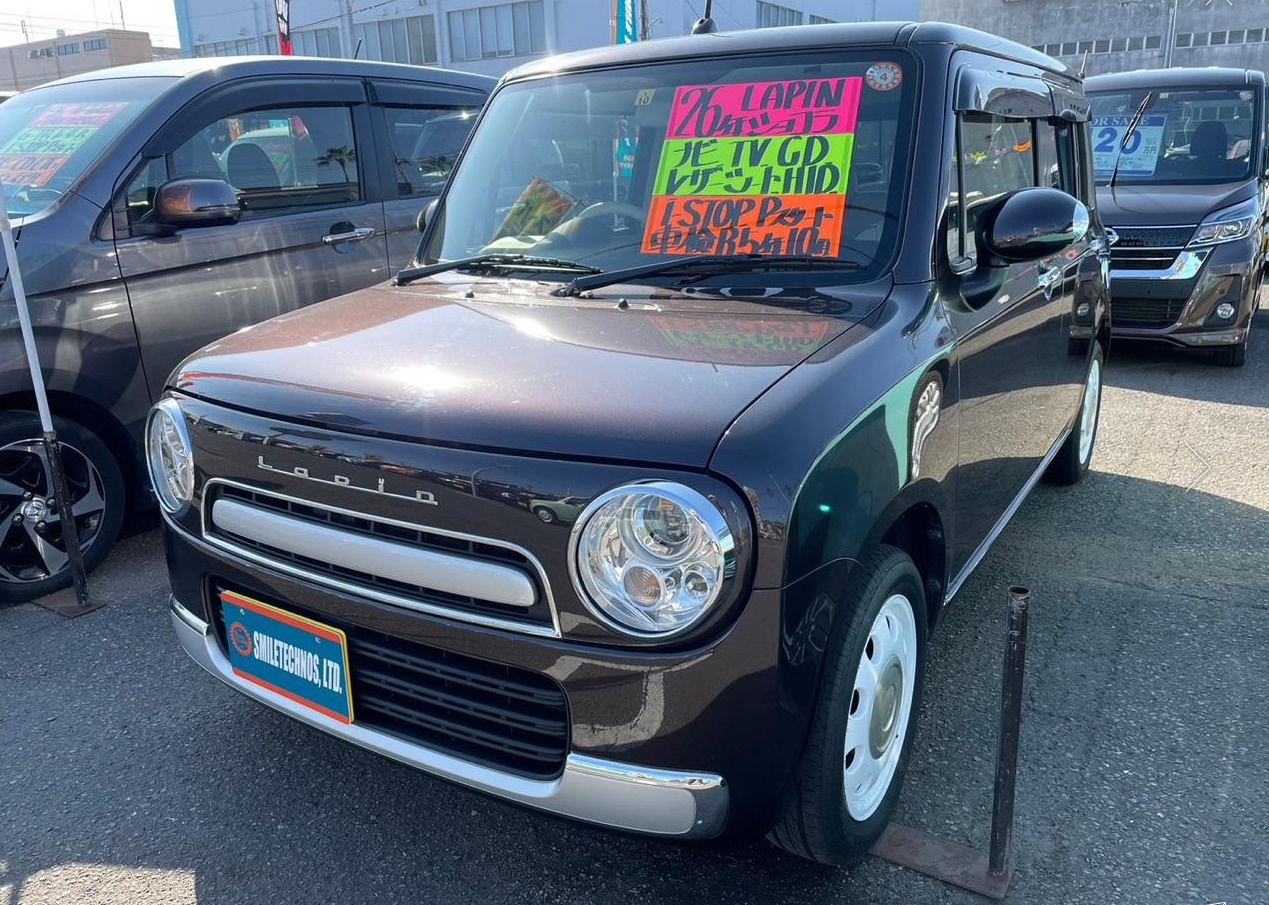 E-73 HE33S ラパン スズキ 純正フロントバンパー71711-80P0 グリル 01901 D3-100&frasl;HE33Sラパン純正フロントバンパー71711-80P0*